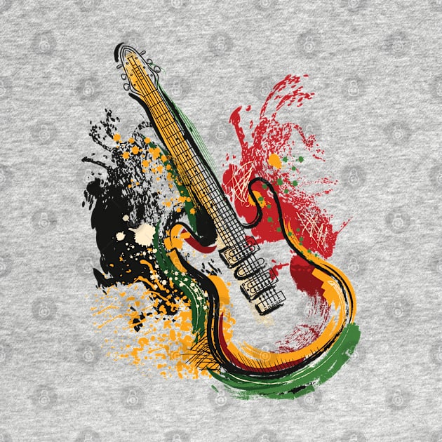 Guitar Art by Funky Aviation